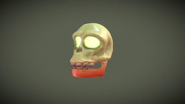 MonkeySkull Demo 3D Model