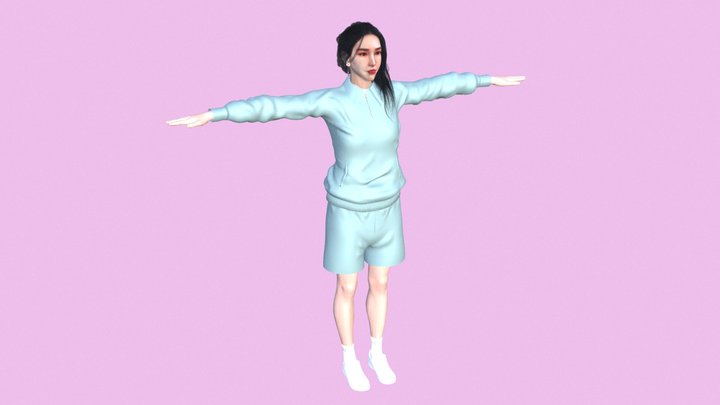 jane_Asian_woman 3D Model