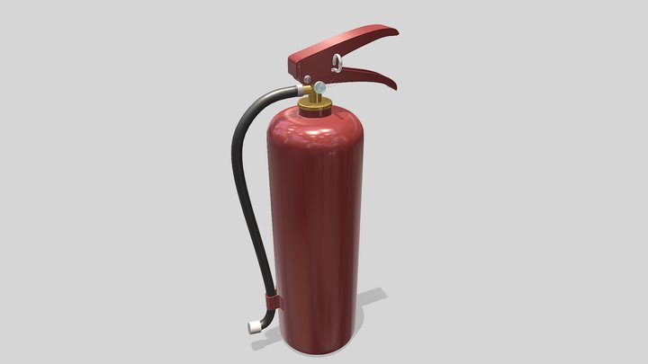 Fire Extinguisher(HighPoly) 3D Model