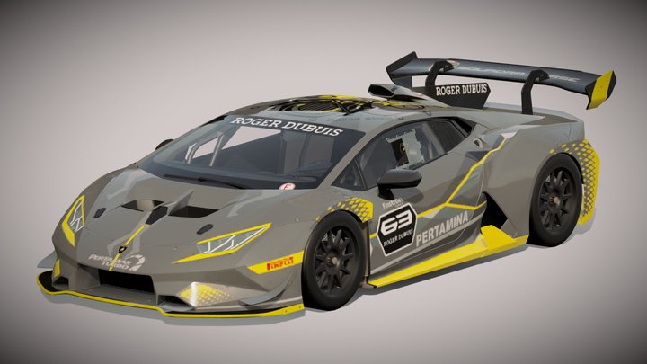 2018 Lamborghini Huracan Super Trofeo Evo – Modelo 3D gratuito STL
