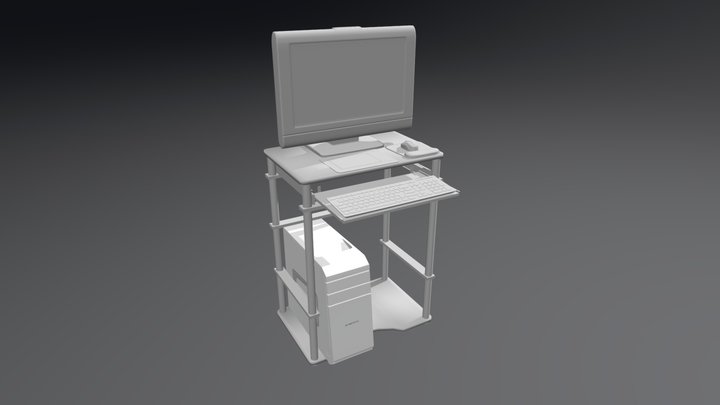 Computer Scene 04 3D Model