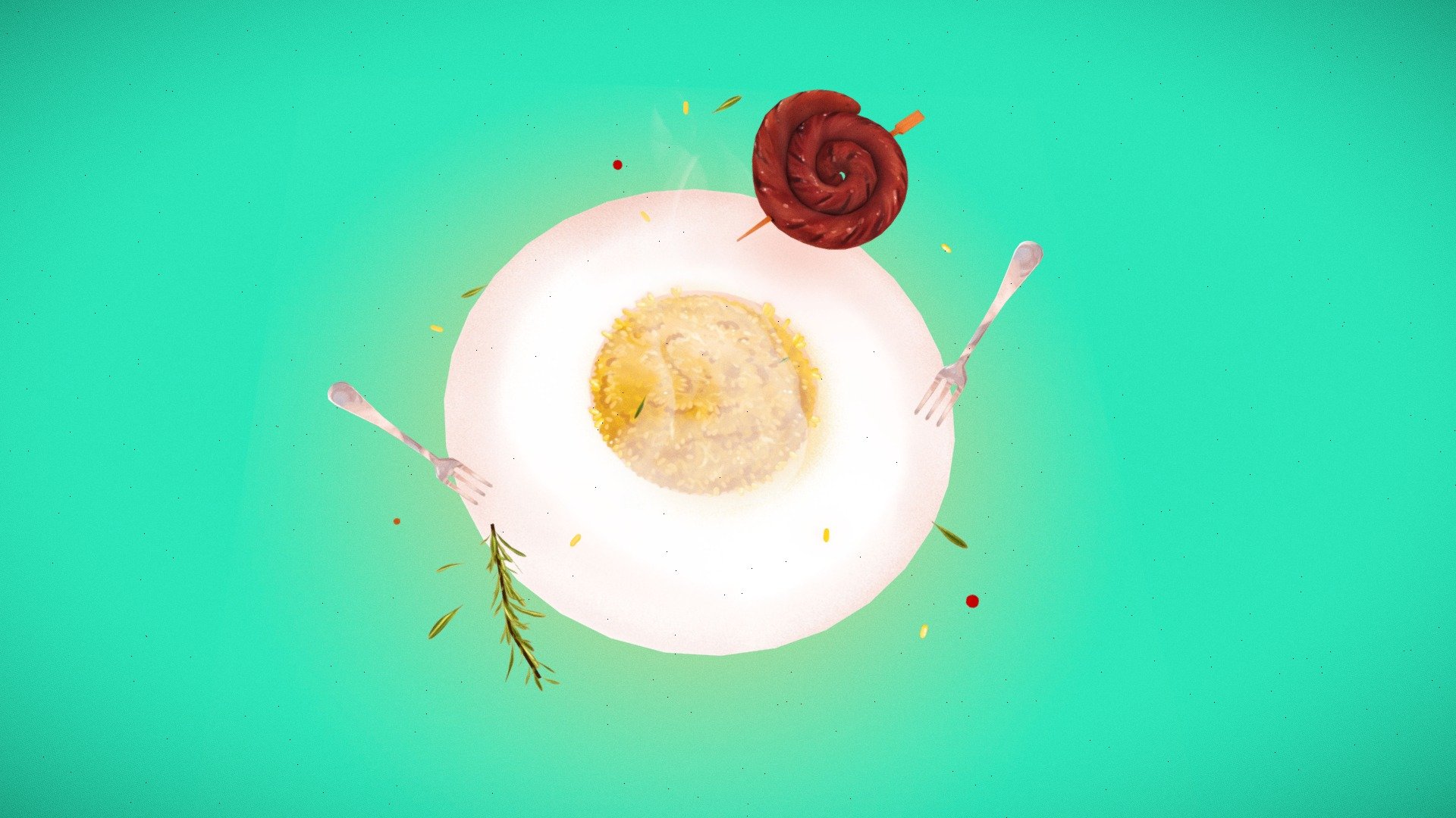 Risotto alla Ticinese - Anyone hungry? - 3D model by Lucille ...