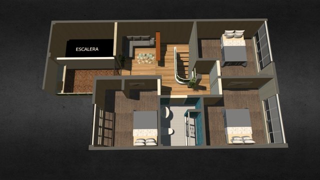 SEGUNDO PISO-REMODELACIÓN / PUEBLO LIBRE N°2 3D Model