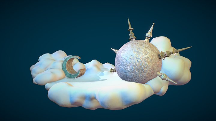 Ancient Solar Temples 3D Model