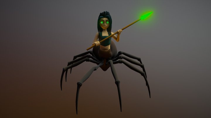 Spider girl 3D Model