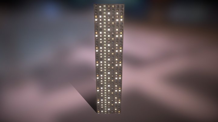 Sky Scraper spinning 3D Model
