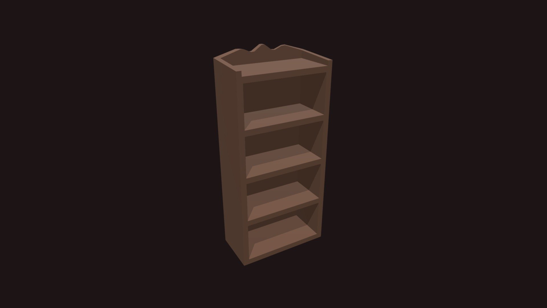 Bookshelf Empty 1x0.5x2