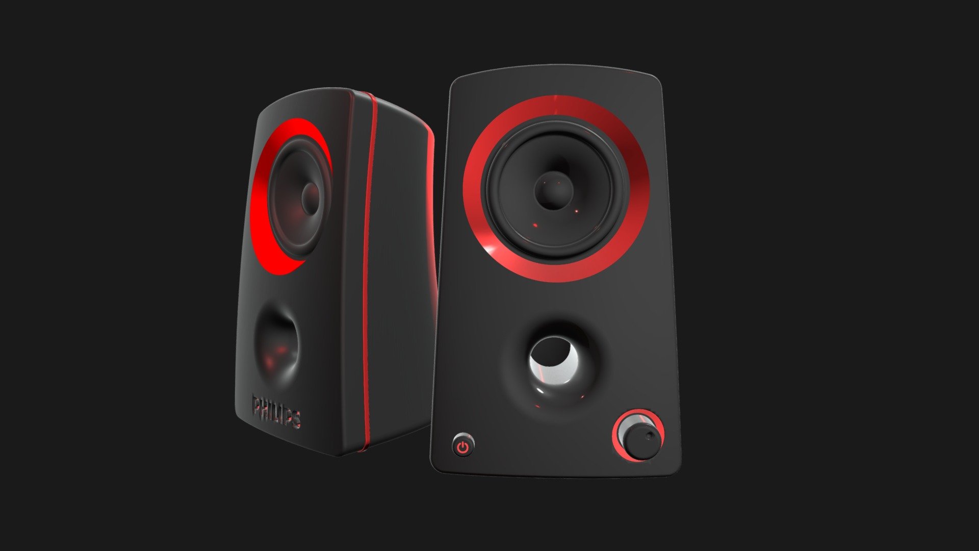 Philips Speakers 3D model by Dylan.TYL [bc033f3] Sketchfab