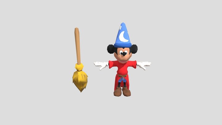 Play Station 2 - Disney Move - Mickey Mouse 3D Model