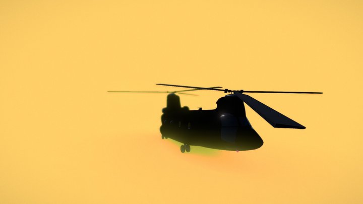 Chinook Ch 47 3D Model