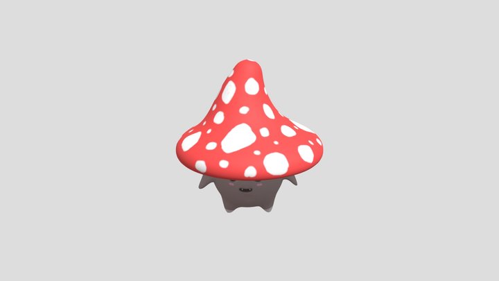 Mushroom character 3D Model