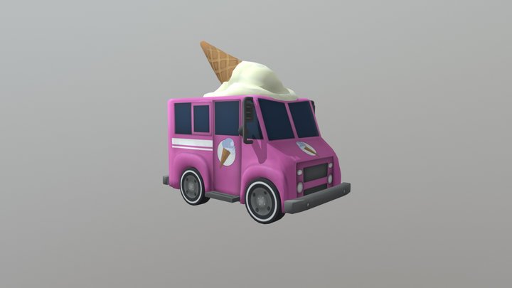 Ice Cream Hop 3D Model