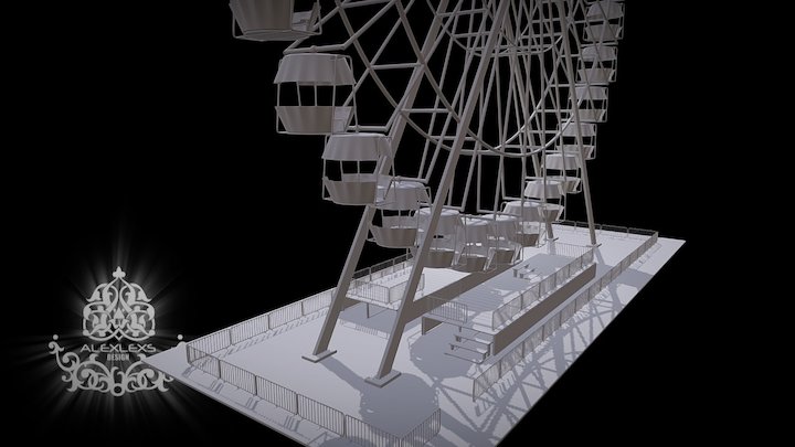 Ferris wheel 3D Model