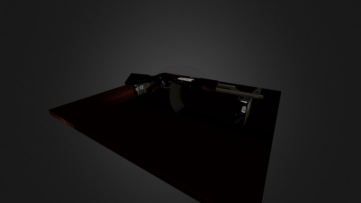 Kalashnikov Automatic Rifle 3D Model
