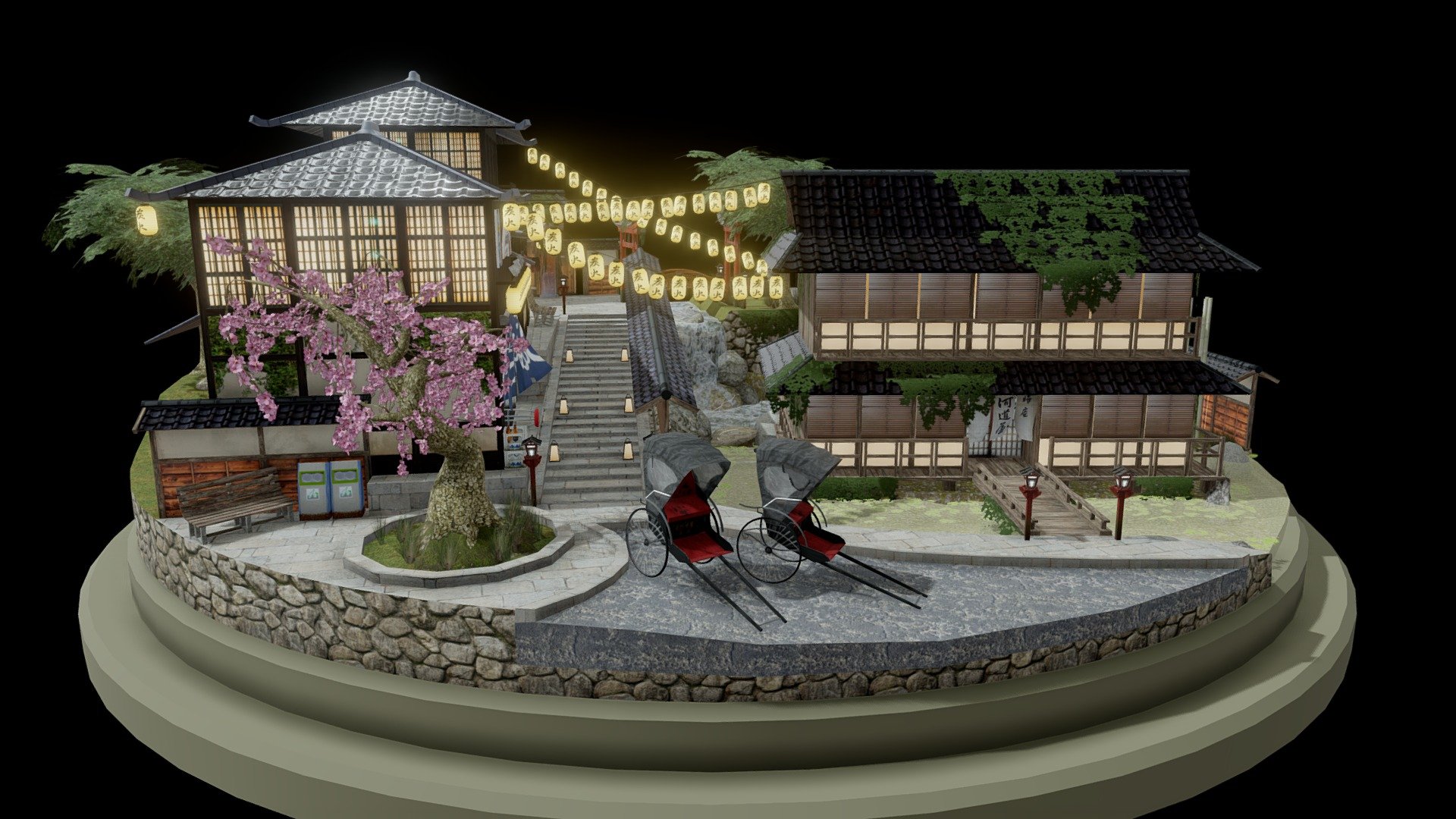 city_scene - 3D model by convrseai [bc08718] - Sketchfab