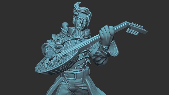 West od Souls - The Bard 3D Model
