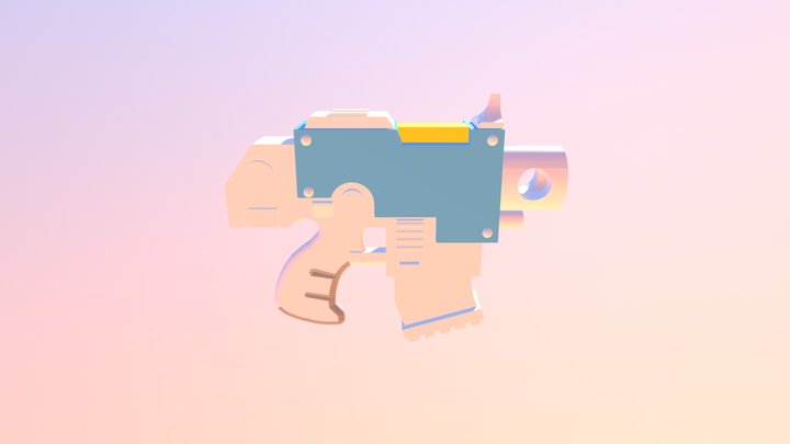 Bolt Pistol 3D Model