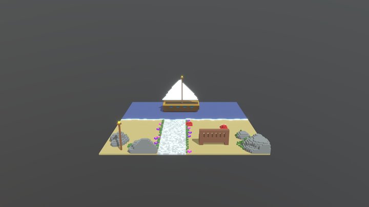 bateau modifier sketchfab 3D Model