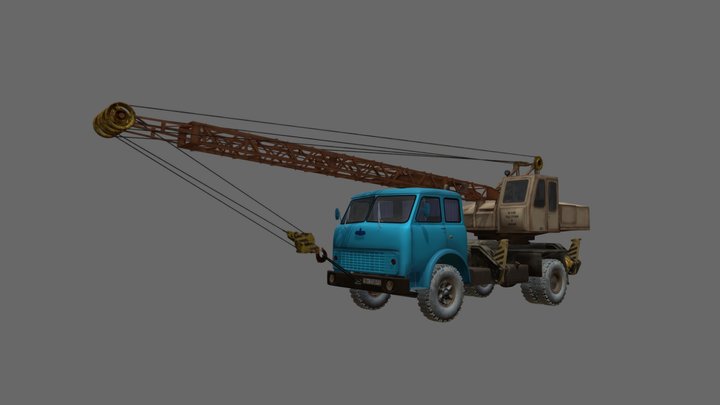 SMK-7M mobile crane – Modèle 3D gratuit STL