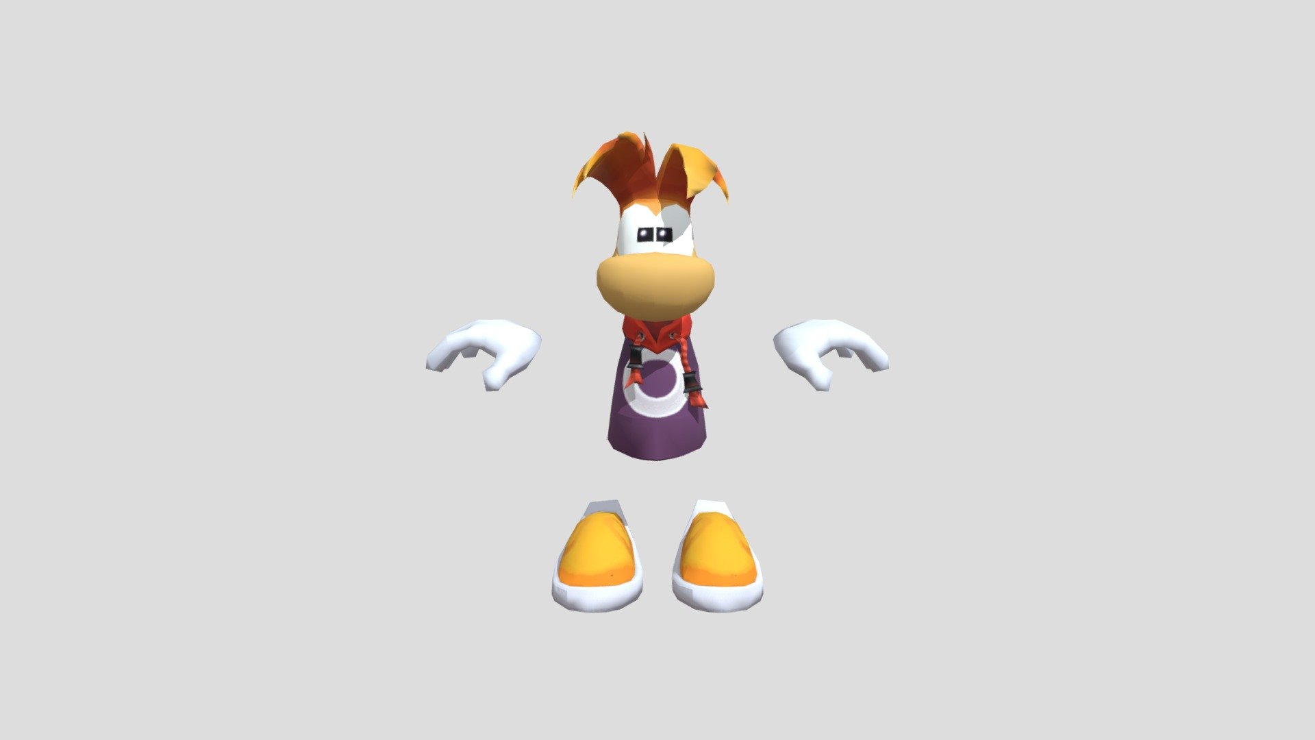 Rayman - 3D model by Meg510 [bc0998b] - Sketchfab