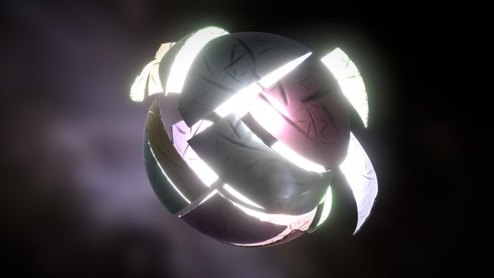 Puzzle Ball 3D Model