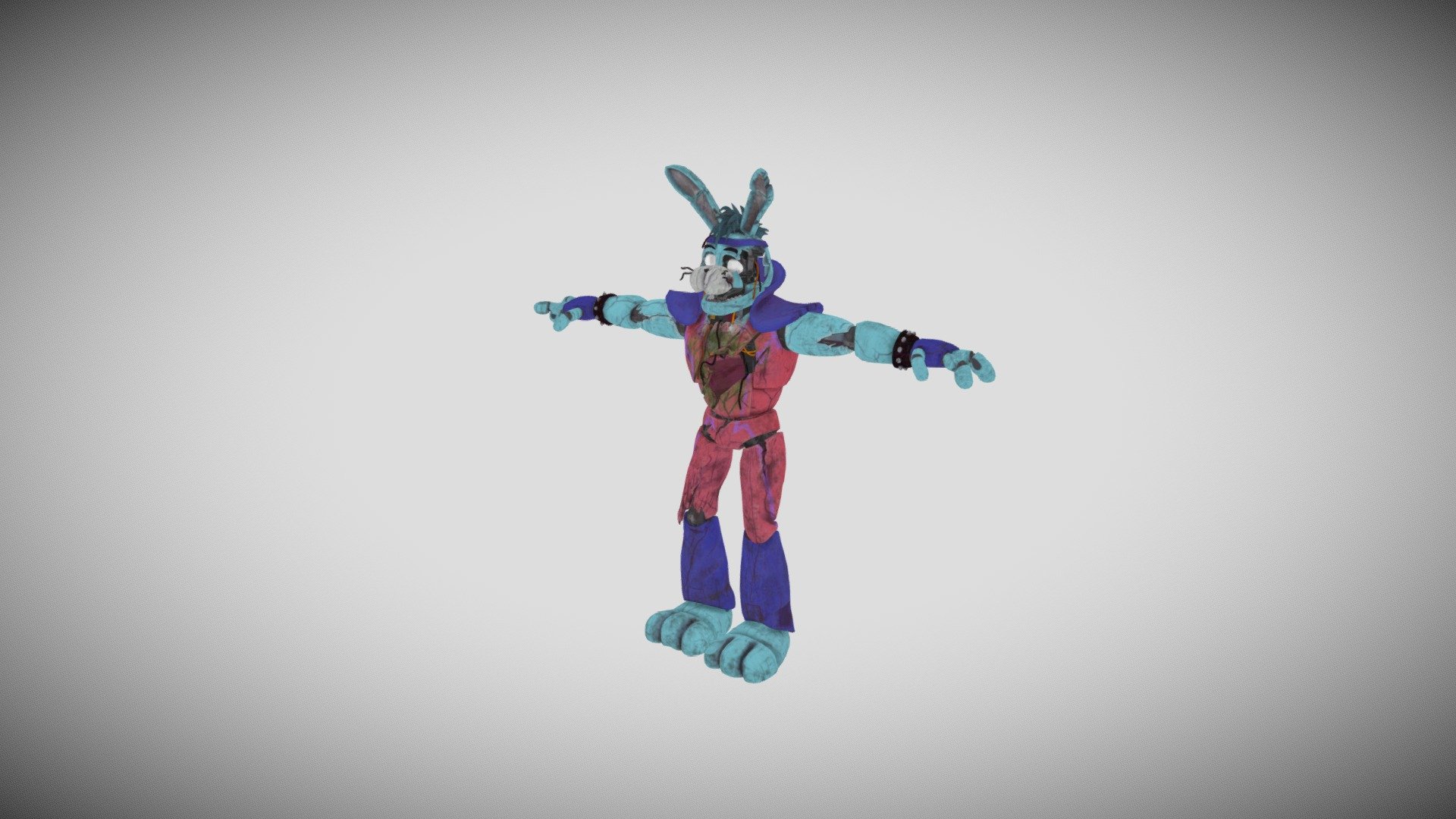 Glamrock Bonnie - Download Free 3D model by Horror Games Master  (@horrorgamesmaster) [35ee4cc]