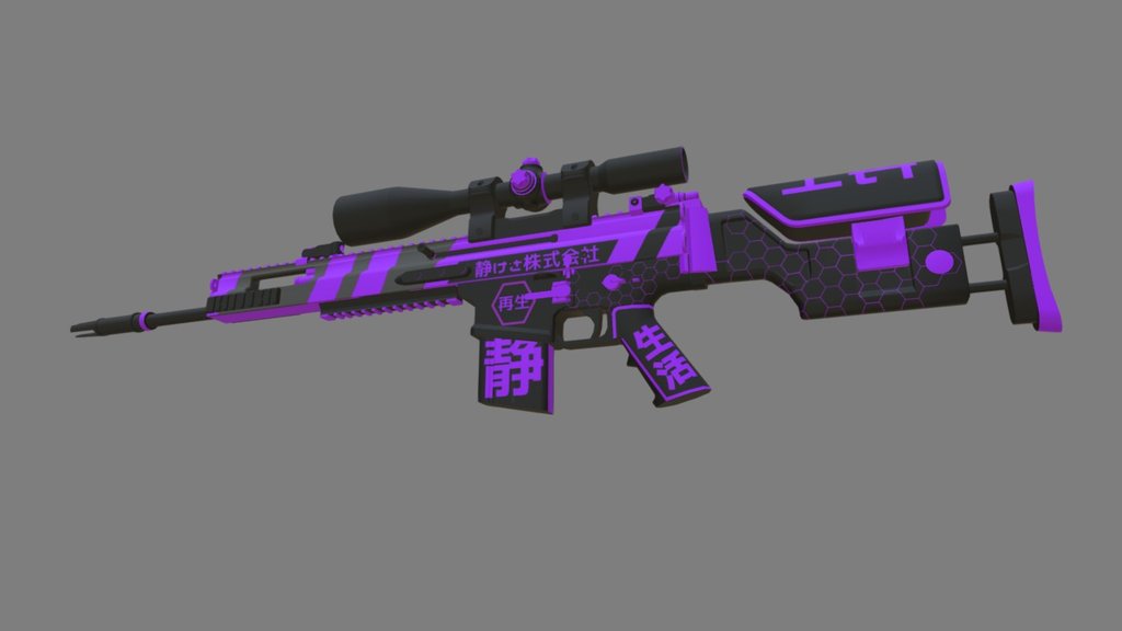 Scar-20 | YOSURU - 3D model by REEESkins [bc0d6d5] - Sketchfab