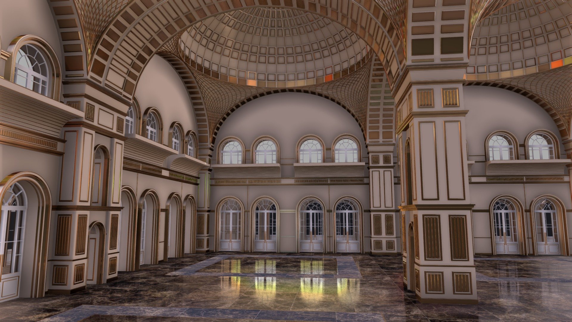 Classic Interior 318 B - Buy Royalty Free 3D model by Giimann [bc0dd24 ...