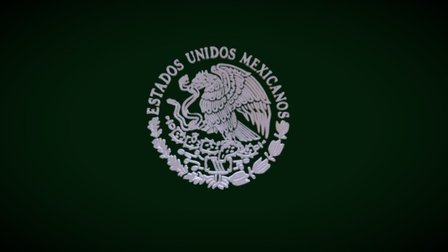 Escudo Nacional Mexicano 3D Model