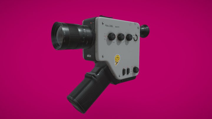 Camara NIZO 2056 sonido 3D Model