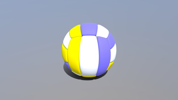 Voleyball Ball 3D Model