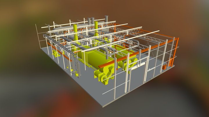 Boiler Room 3D Model 3D Model