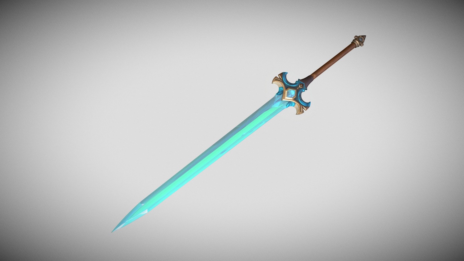 Neon Sword v1 - Download Free 3D model by ChamberSu1996 [bc1242c ...