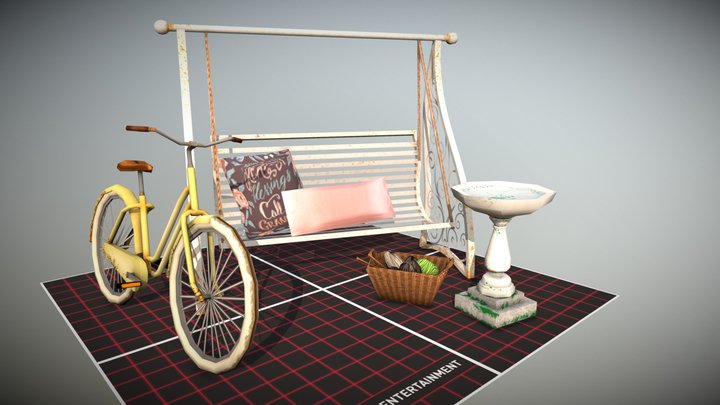 Qweek - 5 props assignment - Grandma's house 3D Model