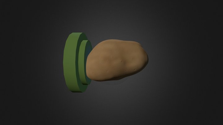 Potato Trophy 3D Model