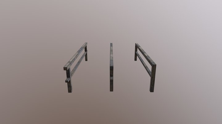 Cat Walk Railings 3D Model