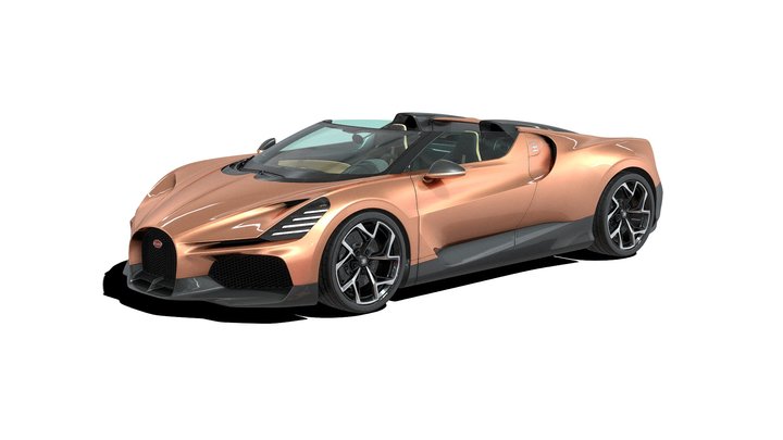 Bugatti Mistral 3d Model 3D Model