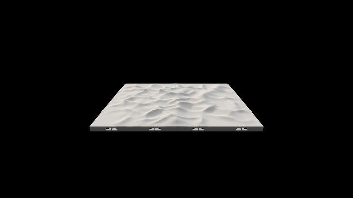 8x8 FDG Water (Ocean) 3D Model