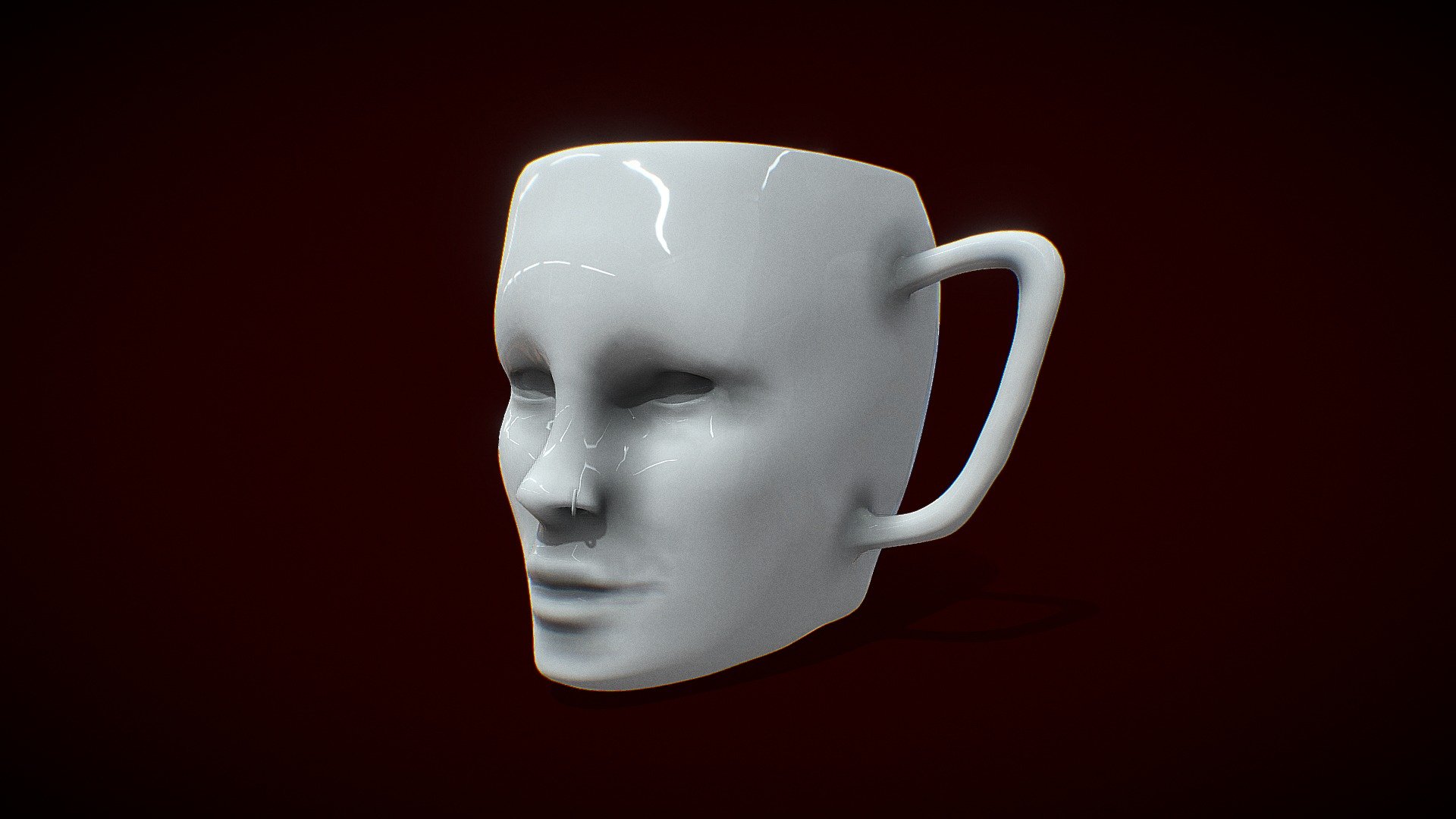 Face Cup Buy Royalty Free 3D model by arinaghazaryan