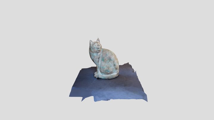 Cat statue – Kostenloses 3D-Modell STL