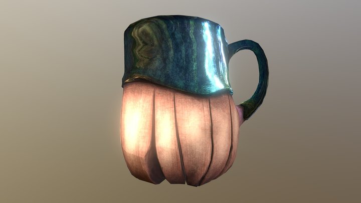 IMC Clay Tea Mug 3D Model