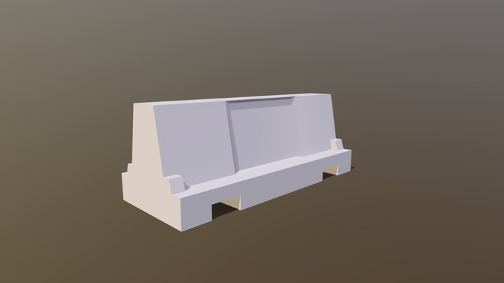 Harrison's Police Barricade Model 3D Model