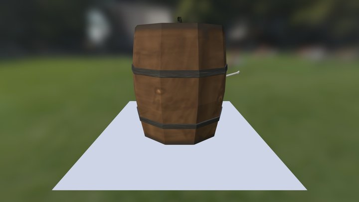 Barrel-arrow 3D Model