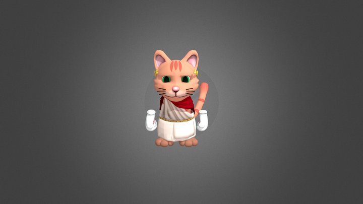 Roman Cat 3D Model