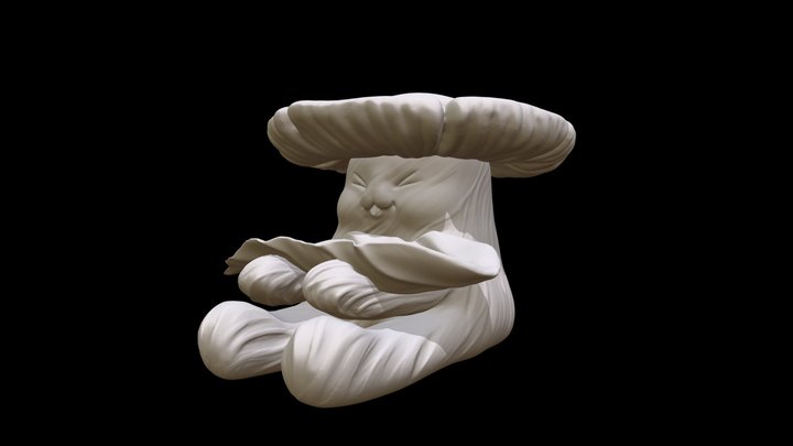 Mushroom Penholder 3D Model