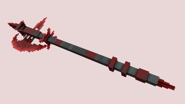 Halberd of Chaos 3D Model