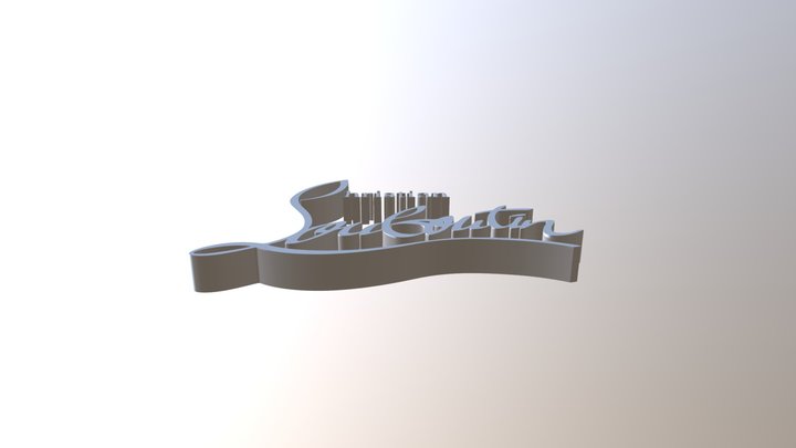 Louboutin Logo 3D Model