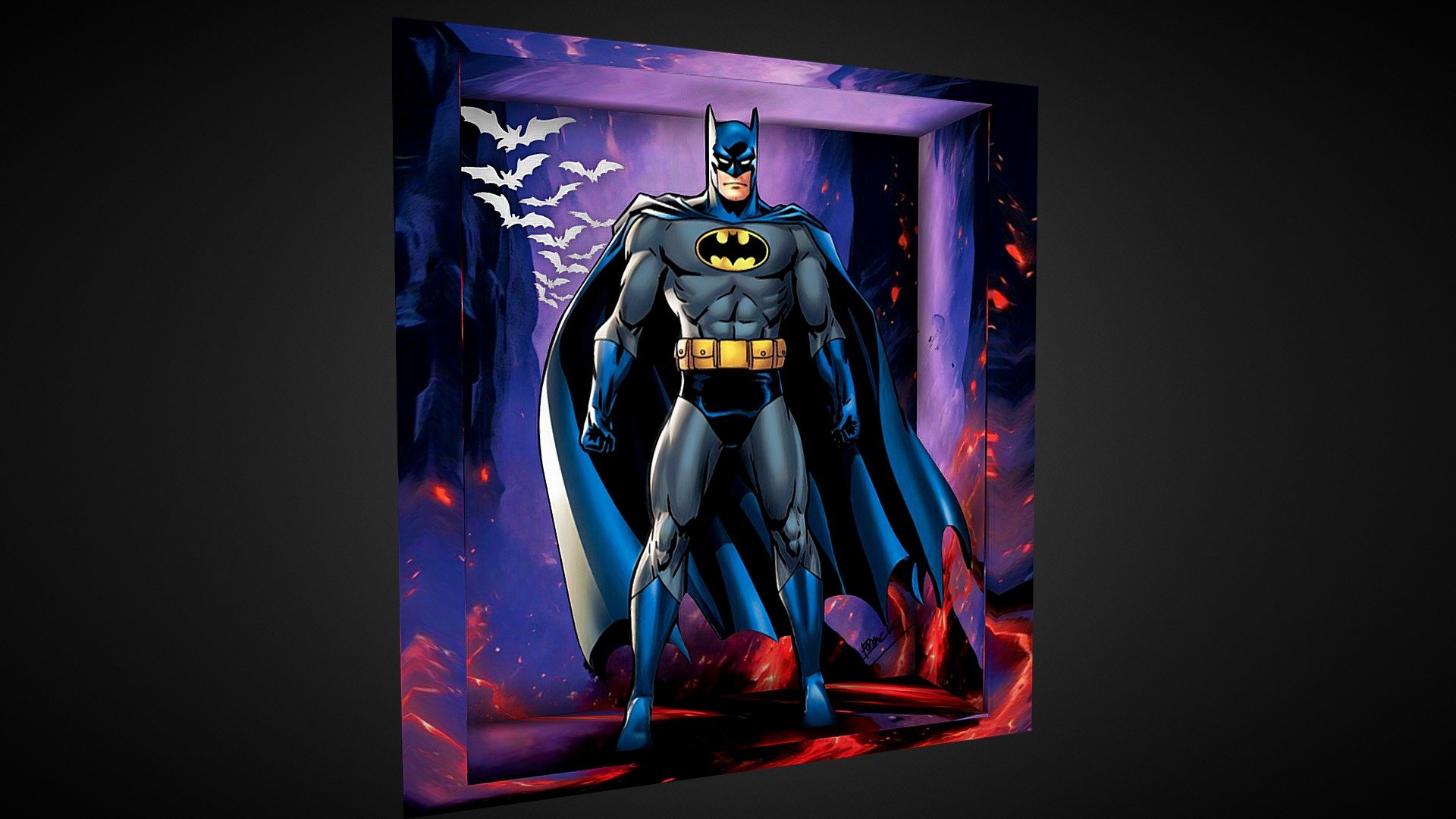 Batman v1 - 3D model by Art-Conan [bc18183] - Sketchfab