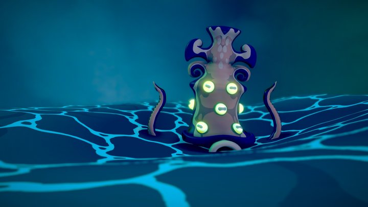 The Legend of Zelda - Big Octo - Handpainted 3D Model