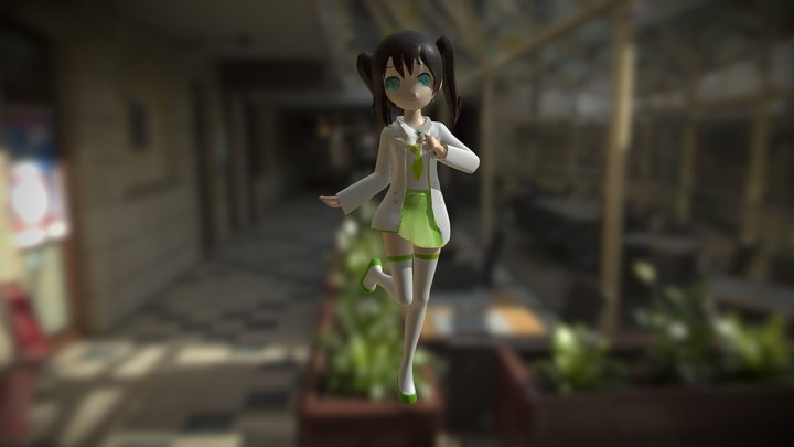 Personaje principal matematica universal 3D Model